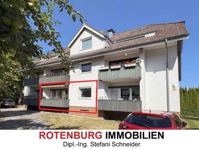 2-Zimmer-Erdgeschoß-Wohnung mit Balkon in bester Stadtlage in Rotenburg