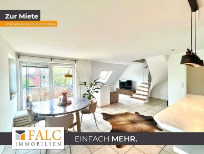 Möblierte Maisonette mit Balkon & TG in Düsseldorf-Unterrath– 1 Jahr befristet, Verlängerung möglich