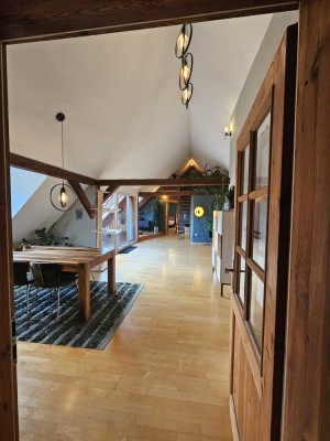 Dachgeschoss-Loft mit Fabrikcharme & Dachterrasse - 135 m² in Alzenau-Michelbach