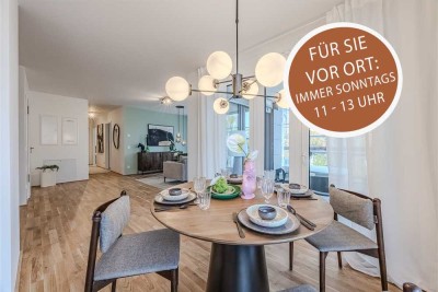 Wohnen als tägliches Vergnügen - Modernes Penthouse mit 60 m² großer Dachterrasse mit Rheinblick