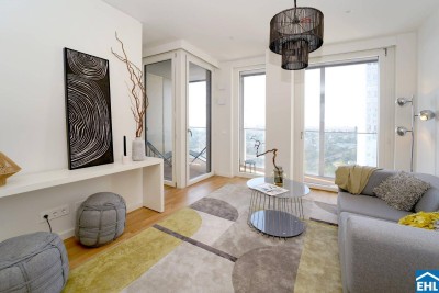 Stylische 1,5-Zi.-Wohnung mit Loggia &amp; Rooftop Pool | TOWER HOMES