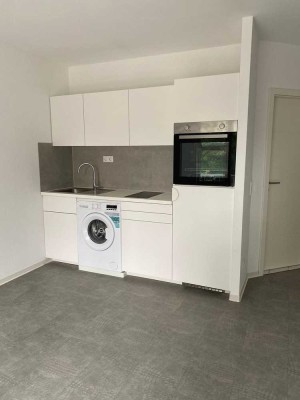 Exklusive 1-Raum-Wohnung mit gehobener Innenausstattung mit Balkon und Einbauküche in Essen