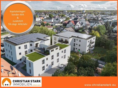 Provisionsfreie 2-Zimmer-Neubauwohnung mit Balkon im Null Energiehaus PLUS Standard