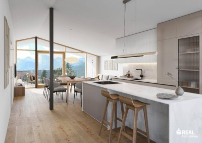 Exklusive Neubau-Balkonwohnung im Zentrum von Telfs zu vermieten. Top10