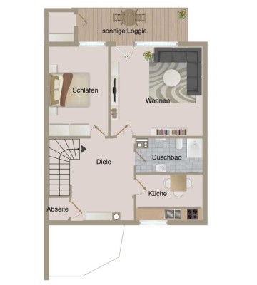 Modernisierte 2,5-Zimmer-Wohnung mit Balkon und moderner Einbauküche aus 2025 und in Quickborn