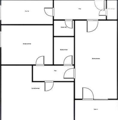 Hoch hinaus - 3-Zimmer-Wohnung mit Balkon und Gäste-WC