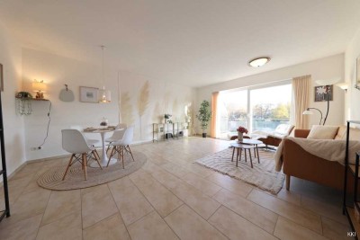 Barrierefrei wohnen in Bockum mit großem Balkon, Aufzug und Fußbodenheizung