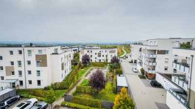 Penthouse-Wohnung mit teilüberdachter sonniger Dachterrasse und tollem Blick