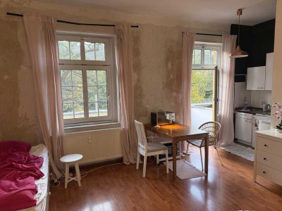 Helle 1-Zimmerwohnung mit Südbalkon und hohen Decken