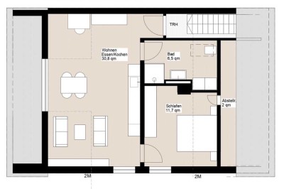 Stilvolle 2-Zimmer-DG-Wohnung mit gehobener Innenausstattung in Schelklingen