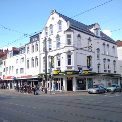 City-Wohnung in der Neustadt mit Balkon und Einbauküche