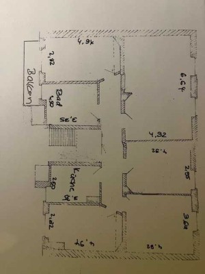 Geschmackvolle 5-Raum-Wohnung mit Einbauküche in Offenbach am Main nähe Sanaklinikum