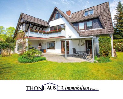 Alles auf einer Ebene! Drei-Zimmer-Erdgeschosswohnung mit gepflegten Garten in 22946 Trittau