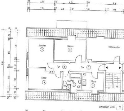 3-Zimmer-DG-Wohnung in Marl-Drewer