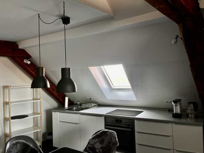 Freundliche 1-Zimmer-DG-Wohnung in Worms mit Einbauküche