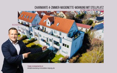 *frei werdend* Charmante 4-Zimmer-Penthouse-Wohnung im Dachgeschoss in Top Lage in Markkleeberg