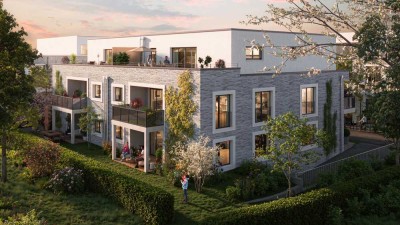 Moderne 2-Zimmer-Wohnung mit Westbalkon, Aufzug & Fußbodenheizung – barrierefrei im OG