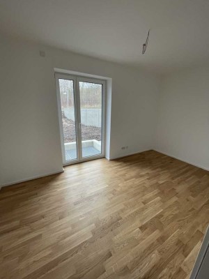 Neubau- 2-Zimmer-Wohnung mit Terrasse. WBS gem. §5 Abs. 2 Nr. 2 bzw. Nr.3 DVO-NWoFG erforderlich