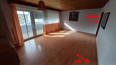 Günstige Einzimmer-Wohnung mit Balkon und schönem Blick, ideal für Praktikanten