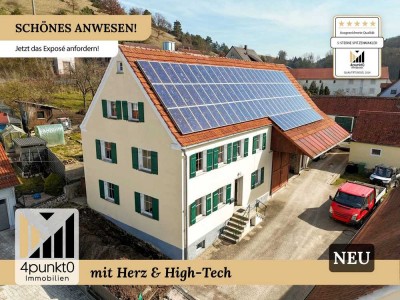 Tolles Bauernhaus mit Austragshaus (vermietet), Scheune, & viel Platz für Gewerbe & Tierhaltung!