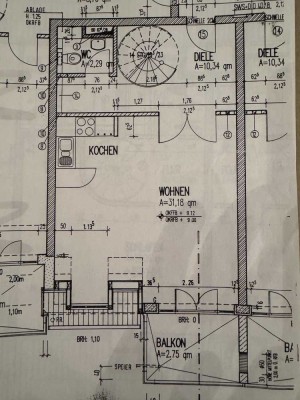 Stilvolle 2-Raum-DG-Maisonette-Wohnung mit Balkon in Bad Krozingen