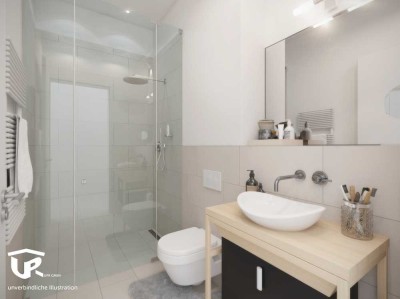 Moderne EG Wohnung mit Terrasse und Garten