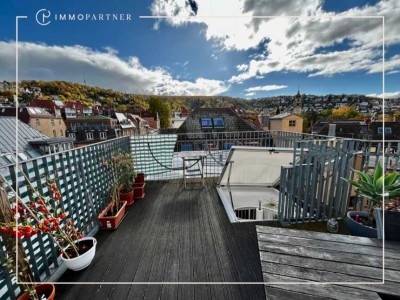 Über den Dächern von Stuttgart Süd - Galerie Wohnung mit großer Dachterrasse