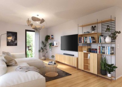 Jeden Morgen den Blick ins Grüne haben mit dieser Wohnung im QUIN!