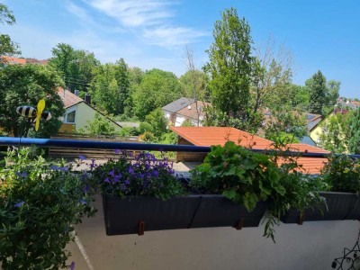 Exklusive 2-Raum-Wohnung mit Ausblick ins Grüne