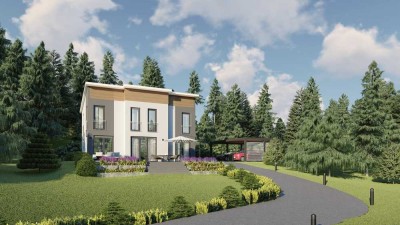 Jetzt in Mengkofen: Stadtvilla „Kopenhagen“ mit Grundstück – Modernes Wohnen zum Verlieben