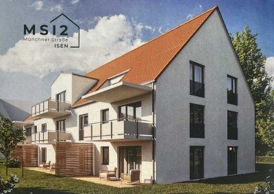 Erstbezug - 3-Zimmer Wohnung mit 93 m² und Garten in Isen