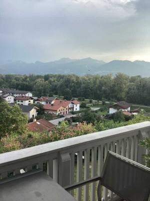 Luxus-Wohnung in Neubeuern mit Blick auf die Alpen