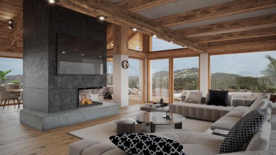 Penthouse mit exklusivem Blick auf Wilden Kaiser und Kitzbühler Horn