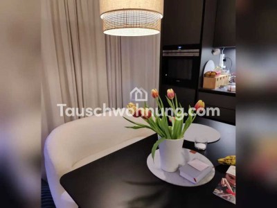Tauschwohnung: Wunderschöne 2-Zi Neubau m. großem Balkon, Bad, Gästebad