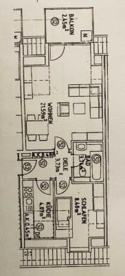 Charmante 2-Zimmer-Dachgeschosswohnung – frisch renoviert!