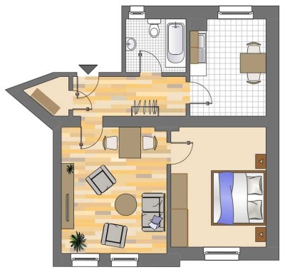 2-Zimmer-Wohnung in Dortmund Bövinghausen