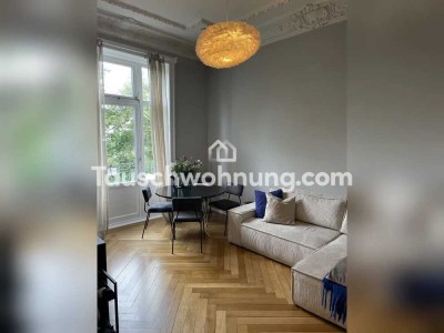 Tauschwohnung: 1,5-Zimmer-Altbauwohnung in Harvestehude