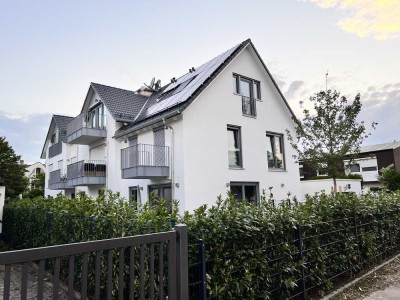 3,5-Zi-DG-Wohnung mit Küche & Balkon in ruhiger Gartenlage in MUC Nord (Solar Wärmepumpe)