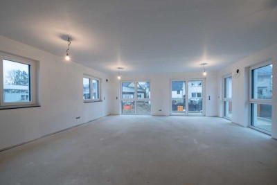 Seltene Gelegenheit | Neubau EnEv 40+ | Maisonette-Wohnung mit großem Balkon & Garage in 2FH