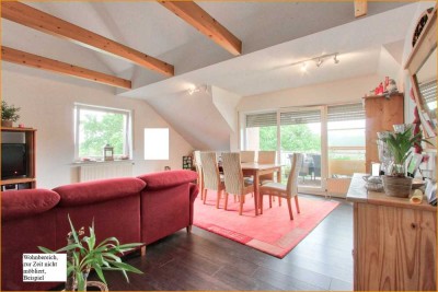 Lichtdurchflutete Dachgeschosswohnung und das auch noch in Borghorst