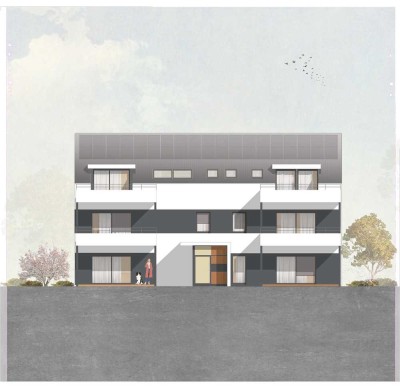 Moderne 4-Zimmer Wohnung mit Balkon in Top-Lage und höchste Energieeffizienz nach KfW-55-EE-Standard