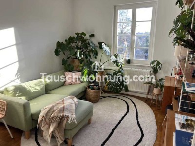 Tauschwohnung: Tausche Schöne Altbauwohnung mit Parkett gegen Balkon :)