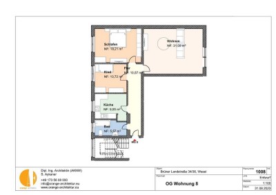 3 Zimmer Wohnung im 1. Obergeschoss