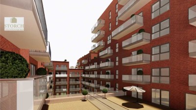 1-Zimmer-Neubauwohung KfW 40 mit Balkon im Baufeld XV