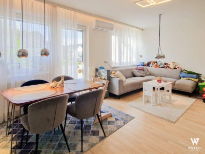 Wohnen mit Stil und Aussicht – Sonnige 3-Zimmer-Wohnung mit Loggia mit Blick auf den Bach in Mödling I Nahe Altstadt Mödling