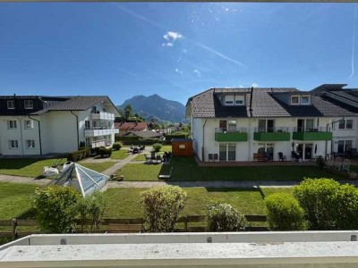 Sonnige 3-Zimmer-Wohnung mit Bergblick in Blaichach