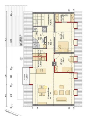 Tolle 5-Zimmer Dachgeschosswohnung in Klingenberg am Main