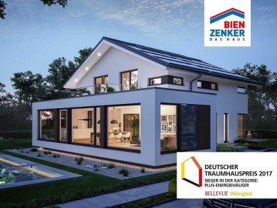 Bodentiefe Fenster  im exklusiven Bien Zenker Design verspricht traumhafte Stunden im Eigenheim inkl