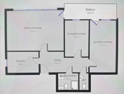 Moderne 3-Zimmer-Wohnung in Friedrichsdorf – Erstbezug nach Sanierung