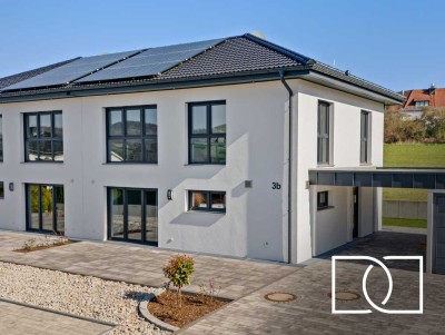 Bezugsfertiger Neubau! Hochwertiges KfW 40+ Haus mit Südterrasse, Garten und Garage in ruhiger Lage